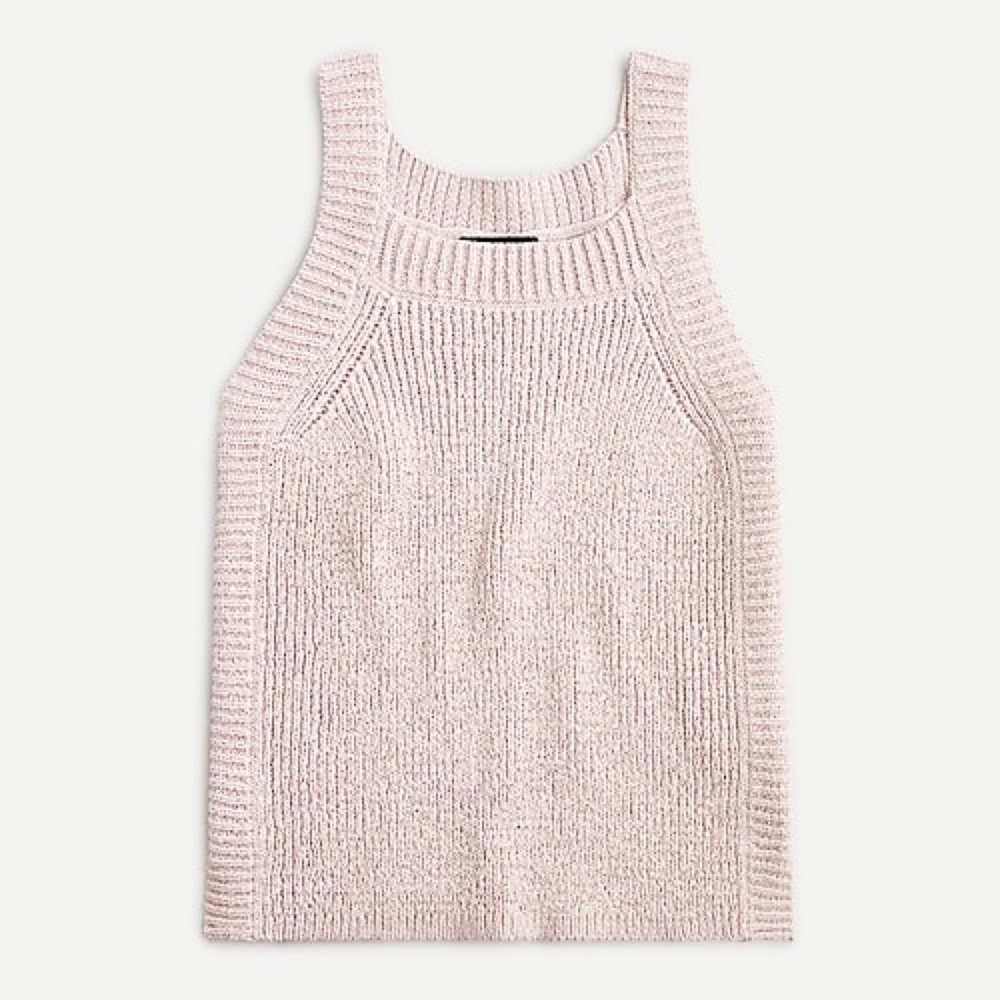NWT J. Crew Sweater Tank Shell Pink Blush/Nude XS
